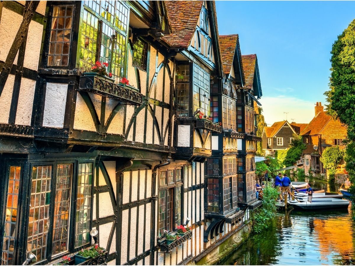 Canterbury Cathedral and the medieval streets of the city
